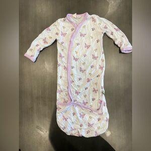 EUC Kyte BABY Purple Butterfly “Flutter” Baby Bundler sz 3-6M